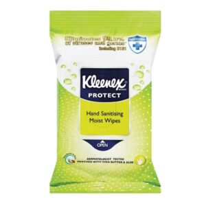 Kleenex Hand Sanitising Wipes 10 Pack