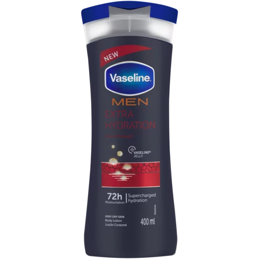 Vaseline Men Extra Hydration Lotion 400ml
