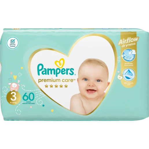 Pampers Premium Care Size 3 Value Pack 60