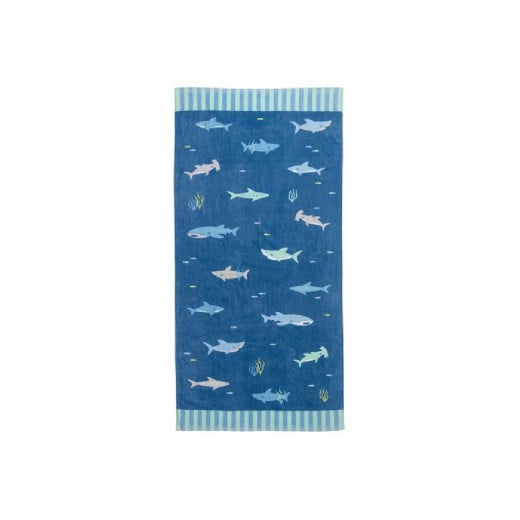 SJ Beach & Bath Towel Shark
