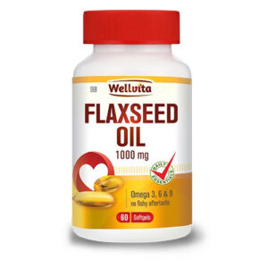 Wellvita Flaxseed Oil 1000mg Capsules 60