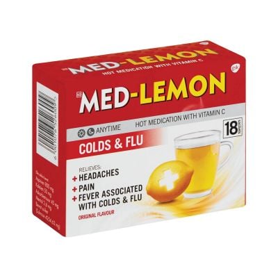 Med-Lemon Sachets with Vitamin C 18