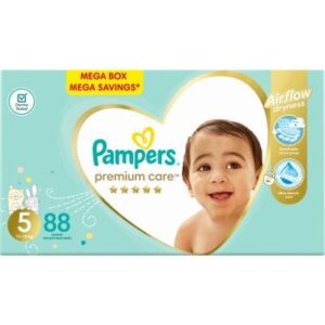 Pampers Premium Care Maxi Junior Size 5 Mega Box 88