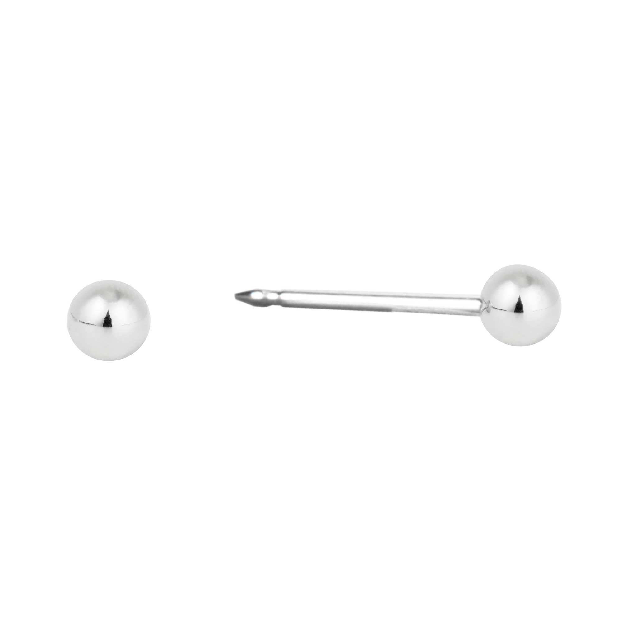 Studex 3mm Baby Ball Stainless Steel Short Post Earring