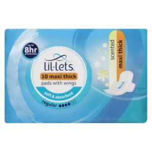 Lillets Pads Maxi Scented Regular 10 Pack