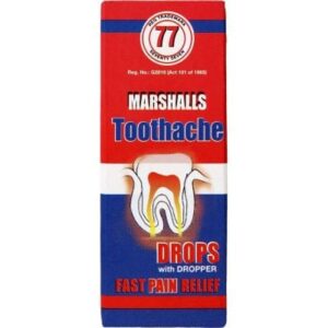 Marshalls Toothache Drops 77 10ml