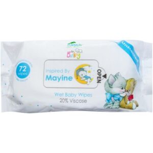 Portia M Baby Wipes Unscented Blue 72