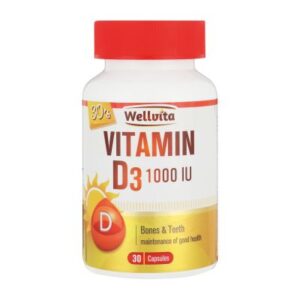 Wellvita Vitamin D3 1000IU Tablets 30