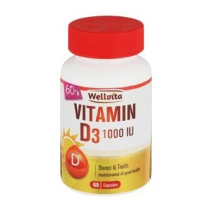 Vitamin D3 Capsules 1000IU 60 Pack