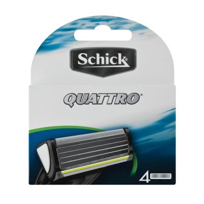 Schick Quattro Razor Blade Cartridges 4 Pack