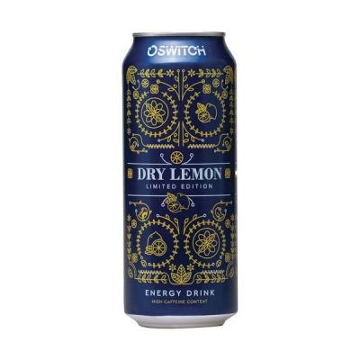 Switch Energy Drink Dry Lemon 500ml