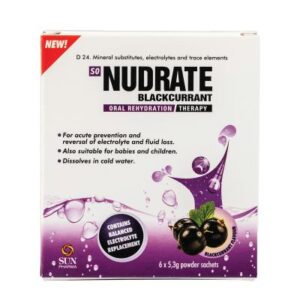 Nudr8 Blackcurrant Rehydrate 5.3g 20 Sachets