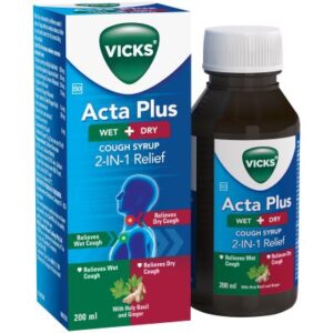 Vicks VapoRub ActaPlus Wet and Dry 200ml