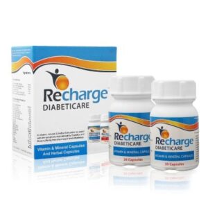 Recharge Diabetes Vitamins Minerals Herbal Capsules 60+30