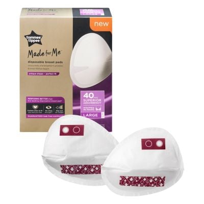 Tommee Tippee Made for Me Breast Pads Large Pack of 40