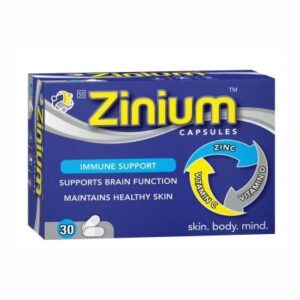 Zinium Capsules 50mg/20mg 30 Pack