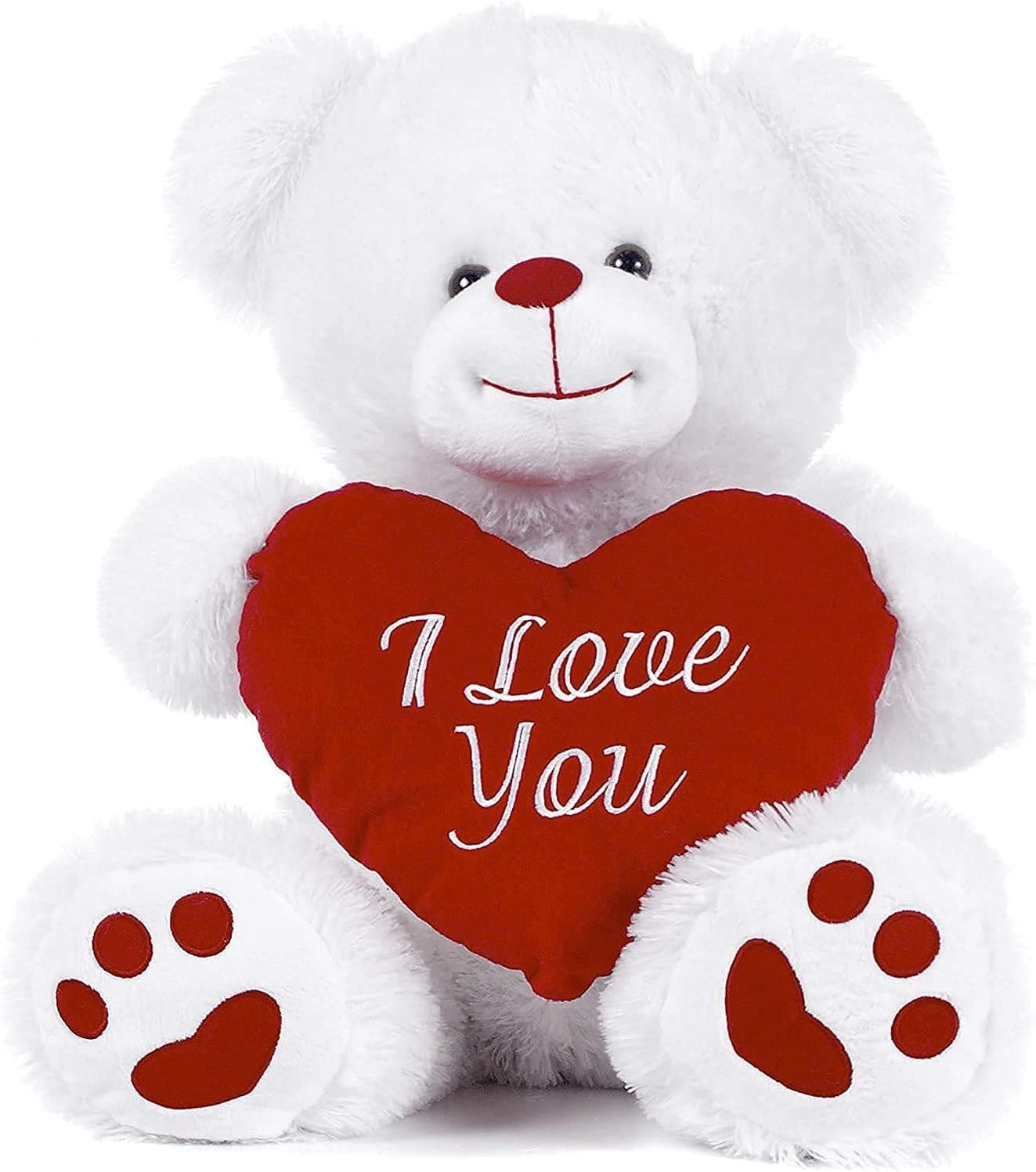 Jenam Valentine's Teddy White