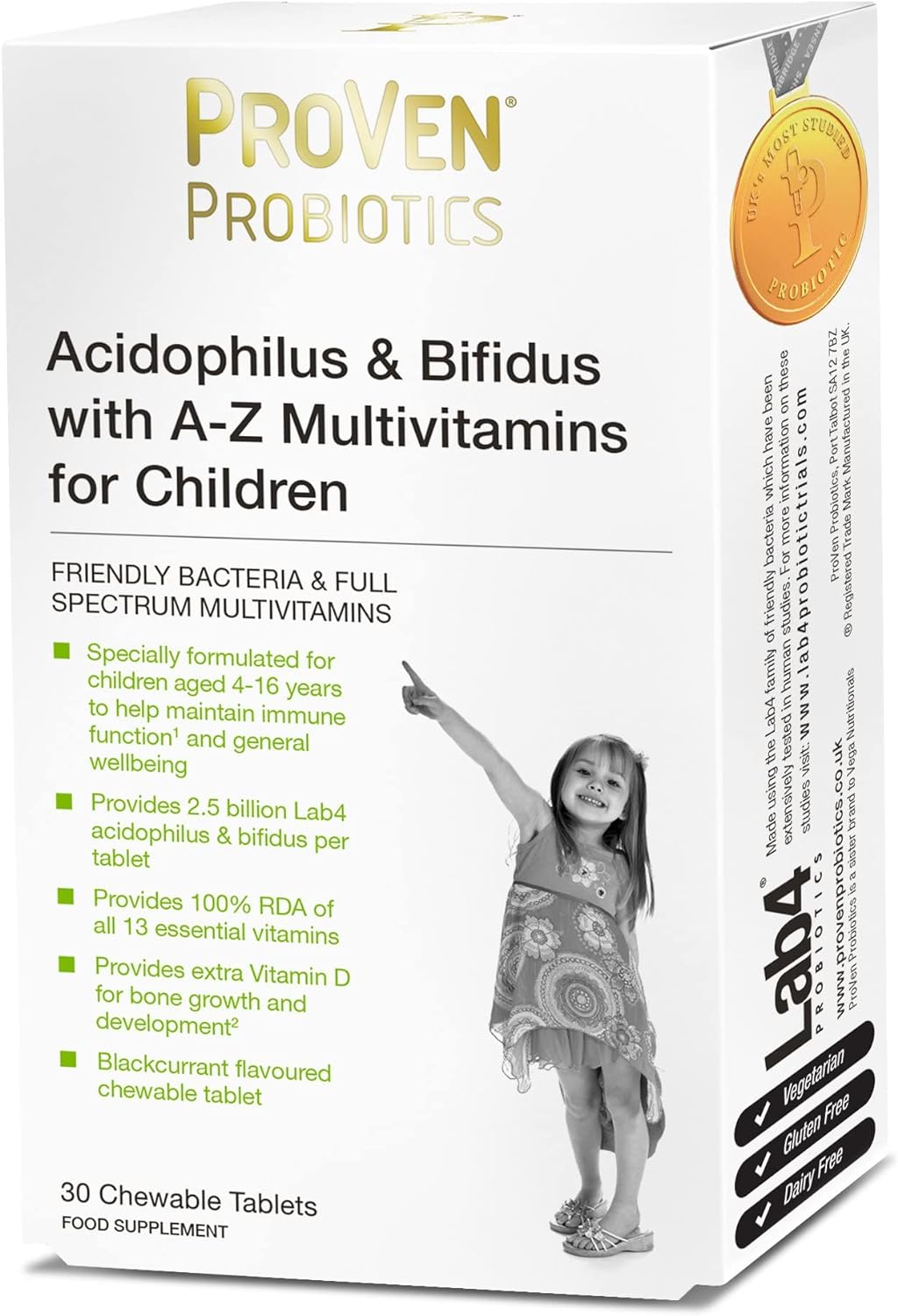 Proven Probiotics A-Z for Children 30 Capsules