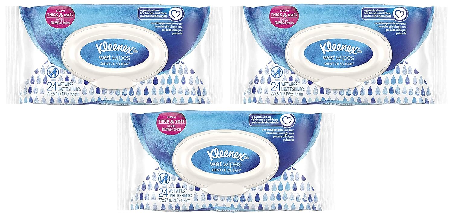 Kleenex Hygiene Cleansing Wipes 24 Pack