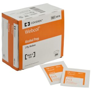 Webcol Alcohol Swabs 2-Ply 200 Pack