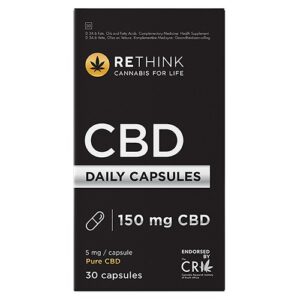CBD Rethink 150mg Capsules 30