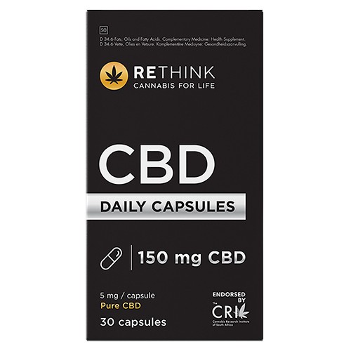 CBD Rethink 150mg Capsules 30