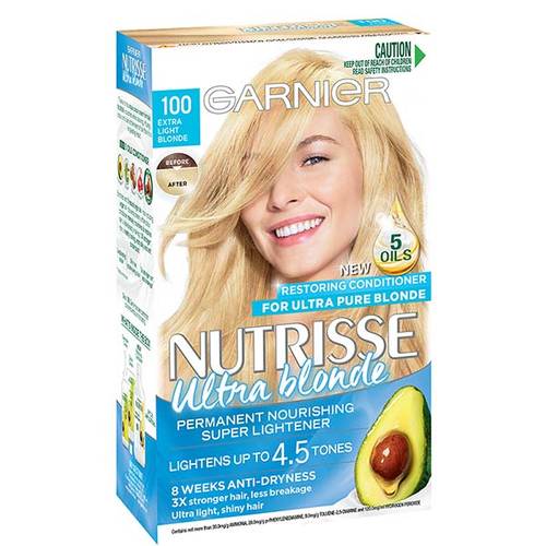 Loreal Nutrisse Permanent Hair Colour 100 Extra Light Natural Blonde with Camomile