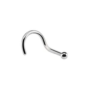 Studex Stainless Steel Nose Screw Ball Jet Back 1mm Diameter