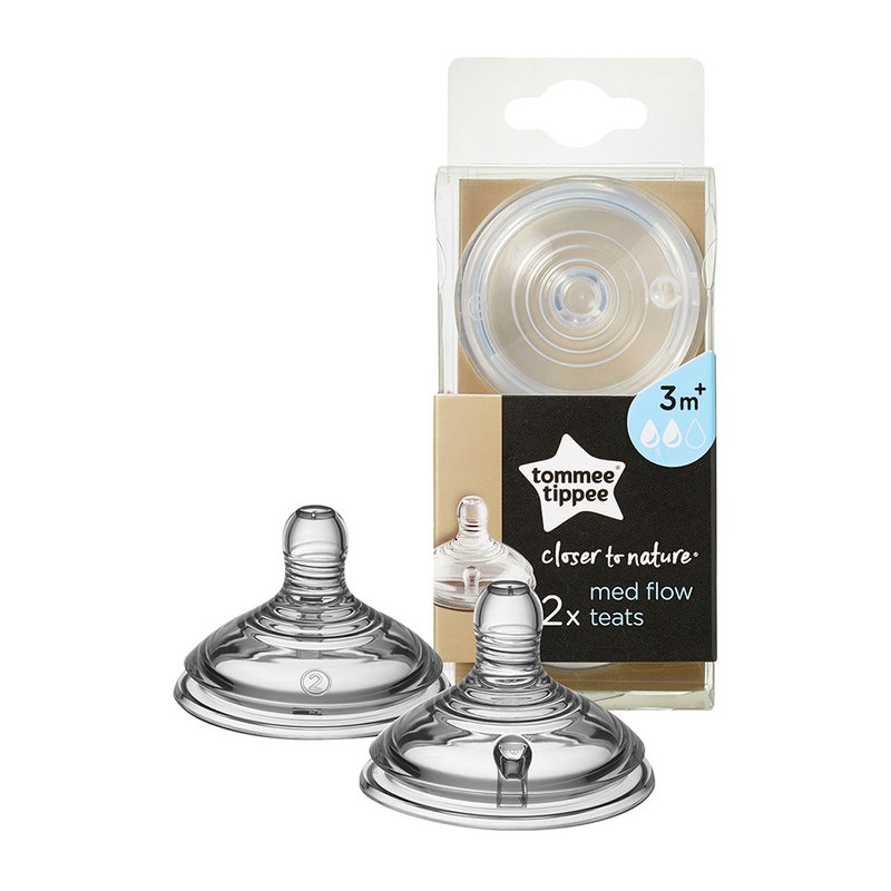 Tommee Tippee Medium Flow Teat 2 Pack