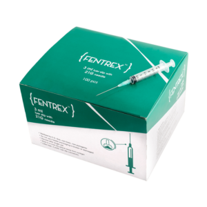 Syringe 3ml with 21G Needle Fentrex 100 Pack