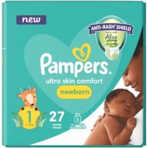 Pampers Newborn Nappies Size 1 27 Pack