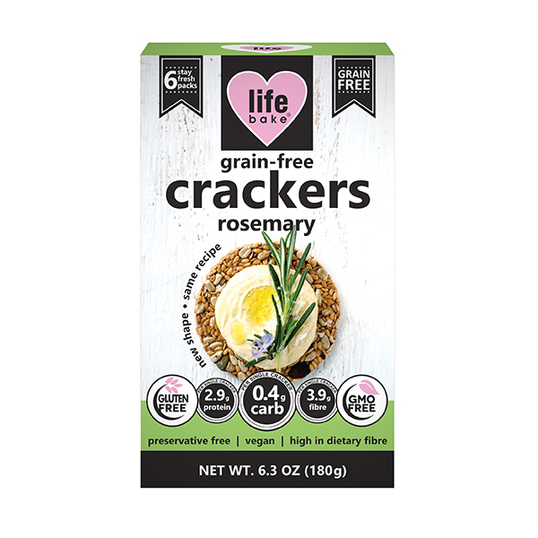 NutraChoice Gluten-Free Crackers Rosemary 180g