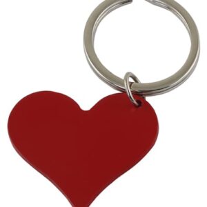 Jenam Valentine's Day Red Heart Key Ring