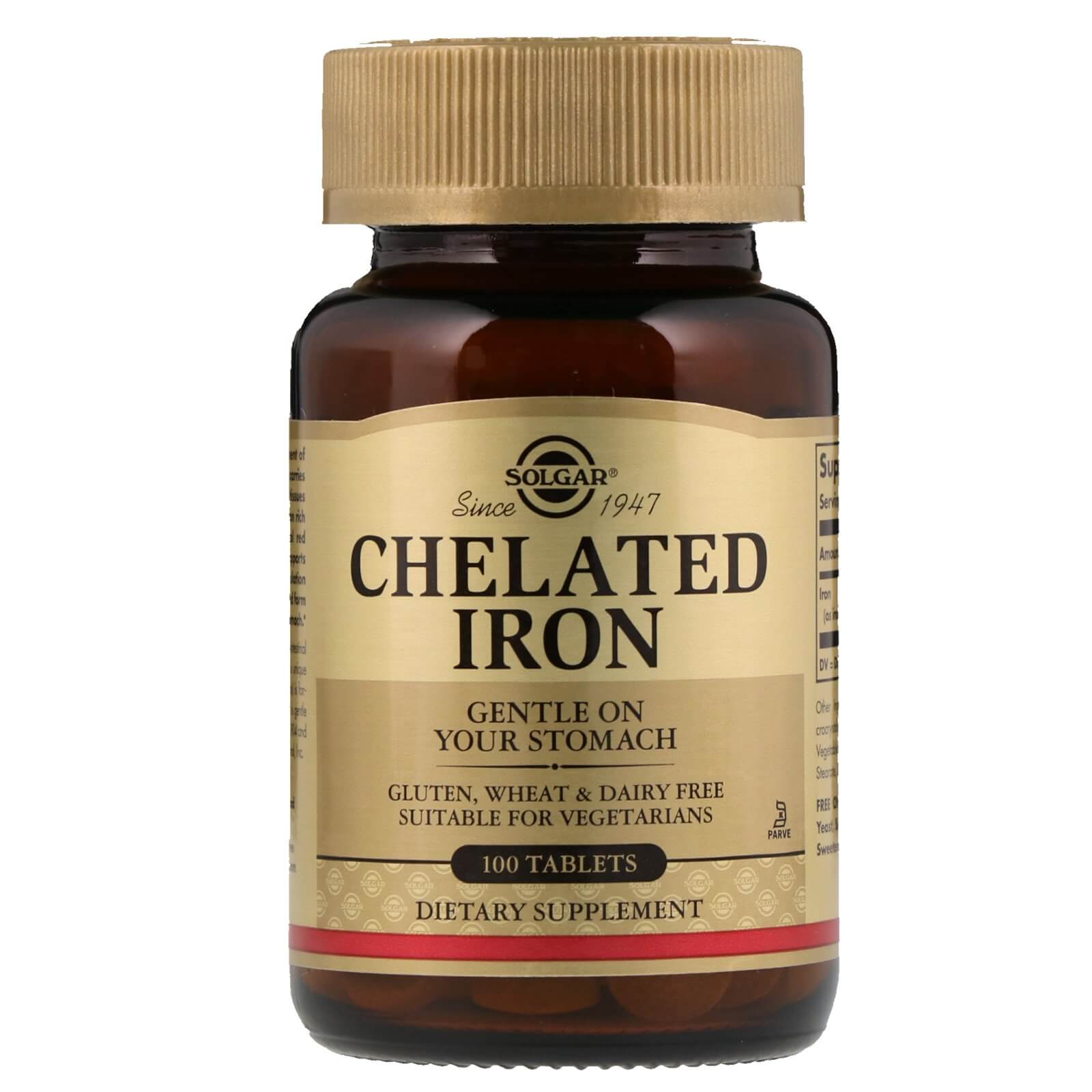 SV Chelated Iron Tablets 25mg 100