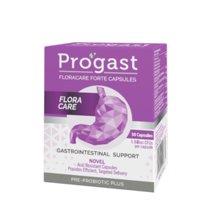 Progast Flora Care Plus Pre & Probiotics 30 Capsules