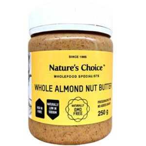 Nature's Choice Whole Almond Nut Butter 250g